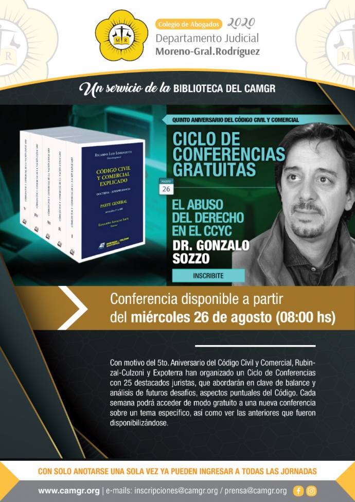 CICLO DE CONFERENCIAS GRAUITAS